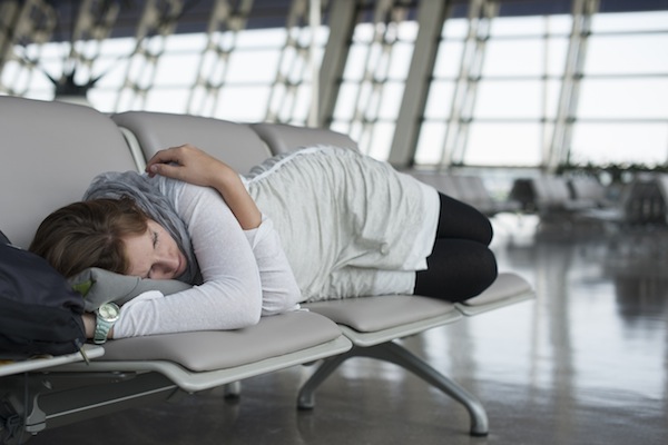 If only I could look as good while sprawled across airport seats