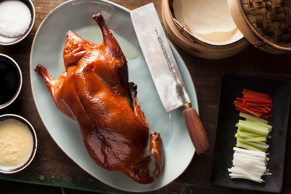 Apple Wood Roasted Peking Duck. Worth ordering 24 hours in advance - trust us!