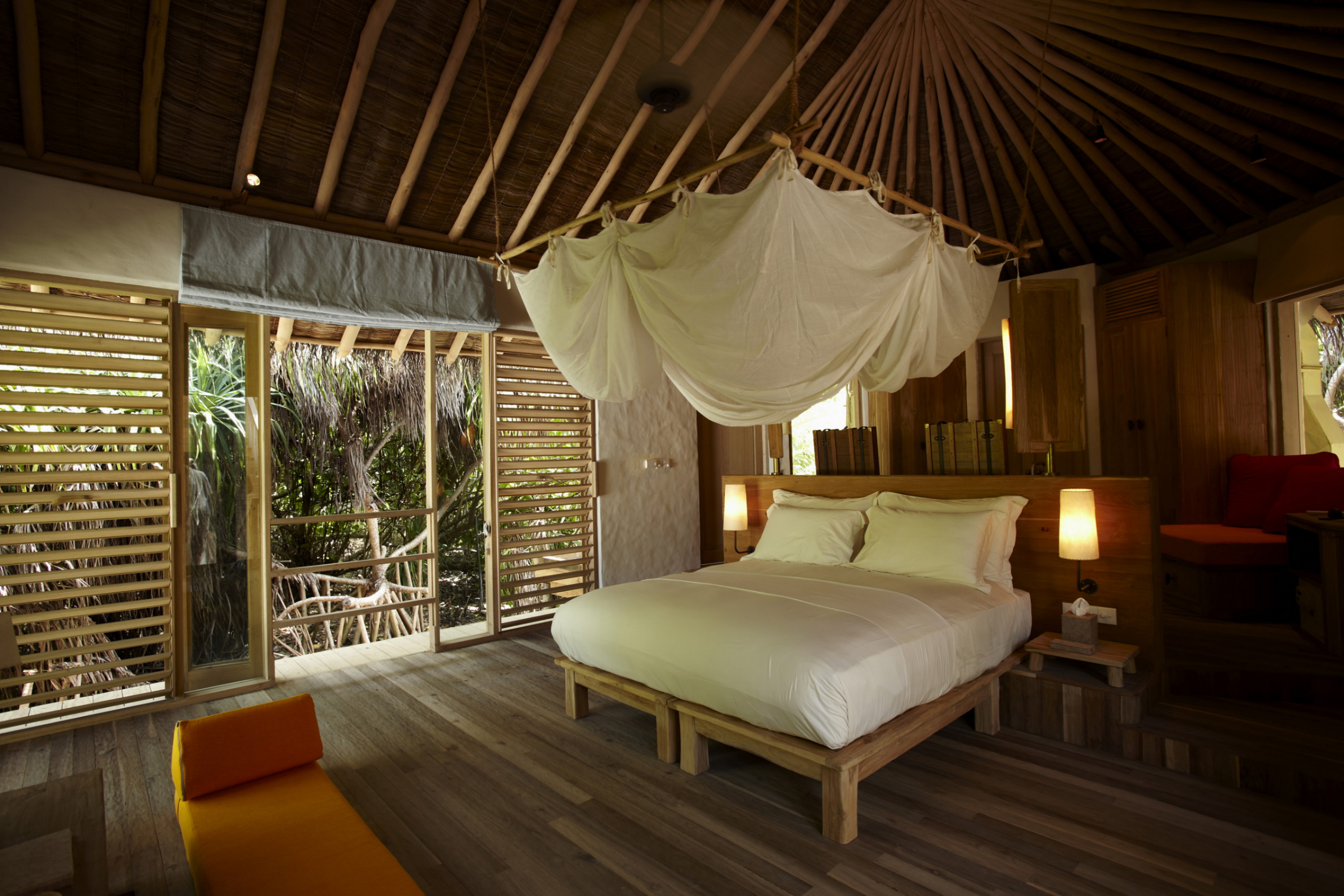 Six Senses Laamu Beach Villa Interior