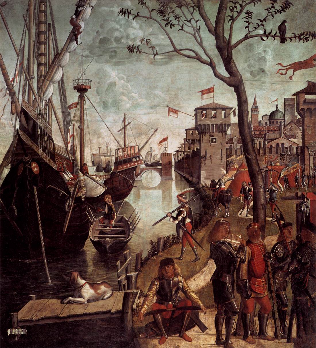 Vittore_carpaccio,_Arrival_of_the_Pilgrims_in_Cologne_01