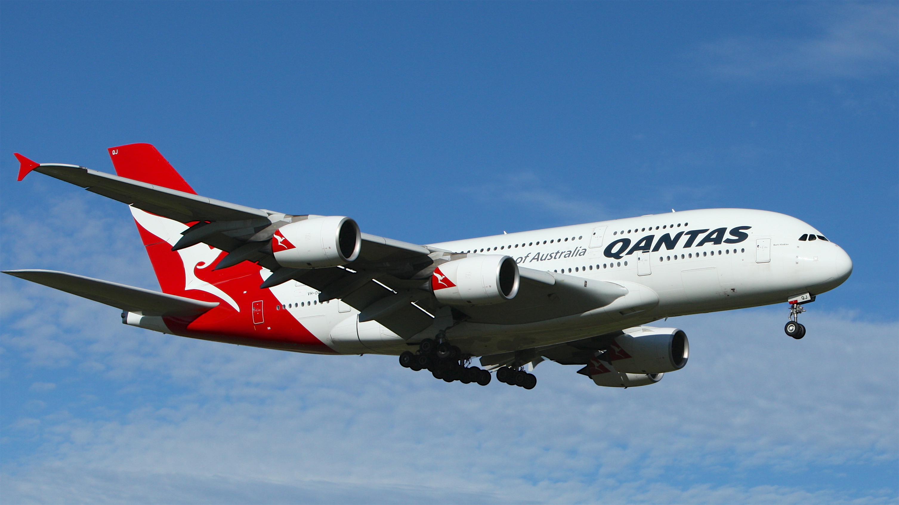 A Qantas aircraft