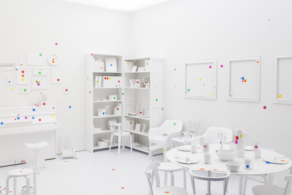 Obliteration Room before obliteration 