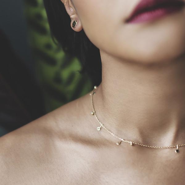 14k Gold Malai Necklace from the Musim 17 collection